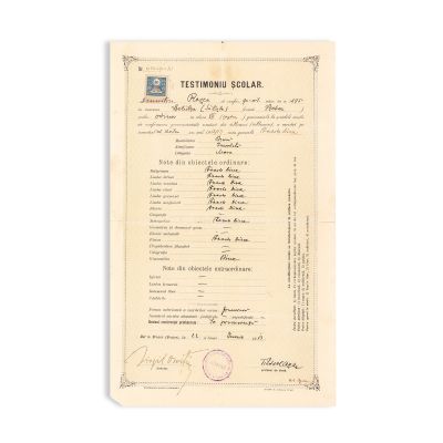 Dumitru D. Roșca, documente din arhiva personală