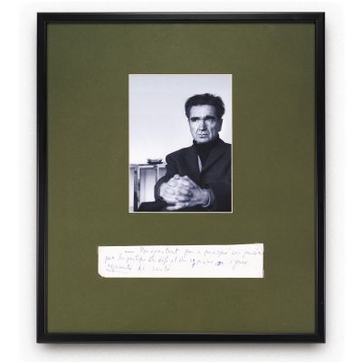 Emil Cioran, „Un suferind care și-a ascuns mizeriile practicând provocarea și cinismul, semne aparente ale sănătății”, filă manuscris