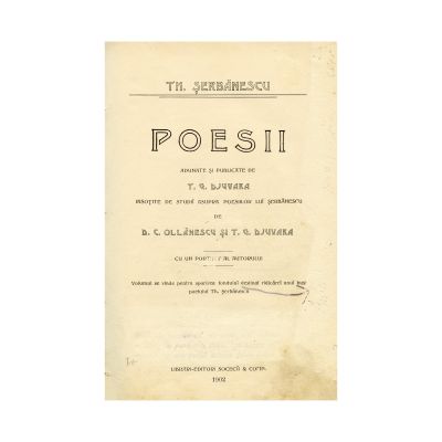 Th. Șerbănescu, Poezii adunate și publicate de T. G. Djuvara