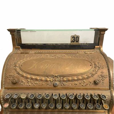 Casă de marcat Kruger Bros, marca National Cash Register Co. + ac pentru bonuri