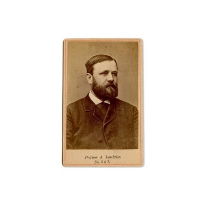 A. Lambrior, E. Hurmuzaki, V. Calcantraur, P. Cradișteanu, Dincu Skiller, 5 fotografii tip carte-de-visite