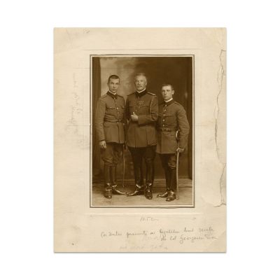 Generalul Georgescu Pion, fotografie de epocă, atelier Kossak