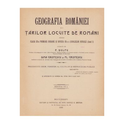 Geografia României + Geografia continentelor, 1909