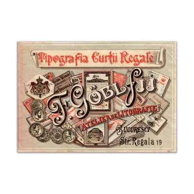 Tipografia F. Gobl fii, reclamă
