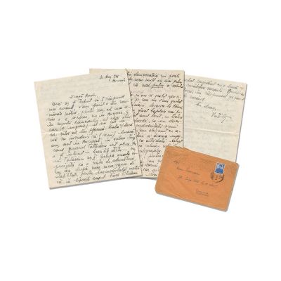 Vintilă Horia, scrisoare ologarfă către Radu Poroineanu, 30 August 1936