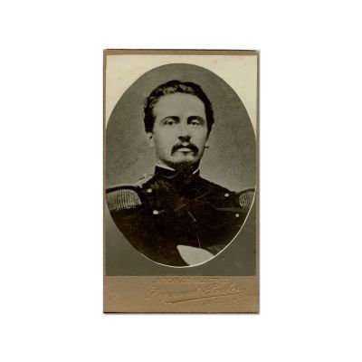 Colonelul Nicolai Scheletti, fotografie de epocă, atelier Siegmund Packer