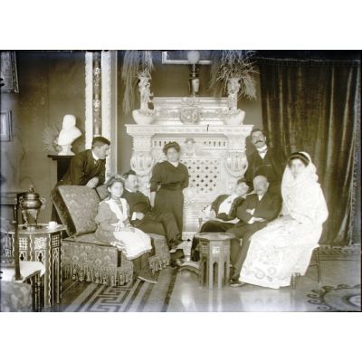 Familia Costa-Foru, clișeu fotografic realizat de arh. Victor Ștefănescu