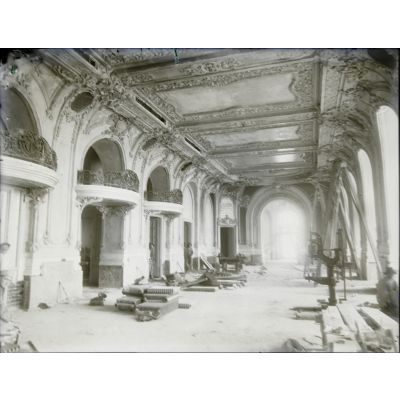 Construcția Cercului Militar, 4 clișee fotografice realizate de arh. Victor Ștefănescu