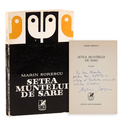 Marin Sorescu, Setea muntelui de sare, 1974, cu dedicație pentru Ioan Alexandru 