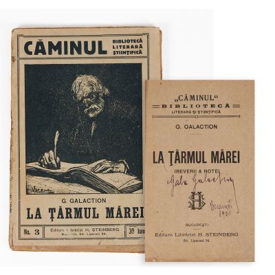 Gala Galaction, La țărmul mării, 1910, cu semnătură olografă