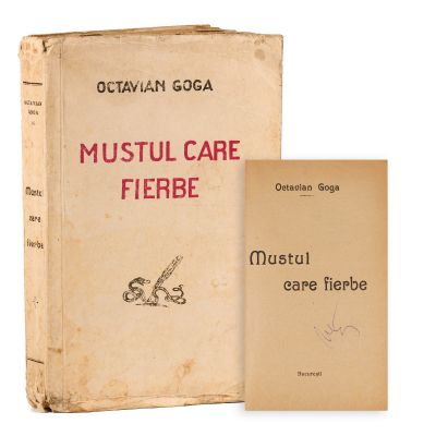Octavian Goga, Mustul care fierbe, [1927], cu semnătură olografă