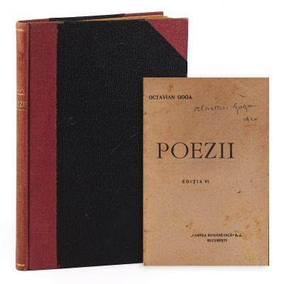 Octavian Goga, Poezii, [1920], cu semnătură