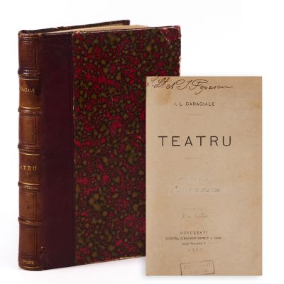 I. L. Caragiale, Teatru, prima ediție, 1889, cu o prefață de Titu Maiorescu