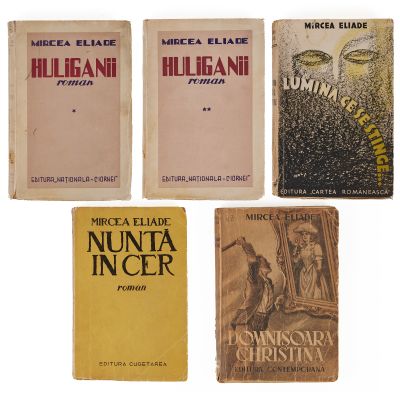 Mircea Eliade, cinci volume, 1934 - 1943