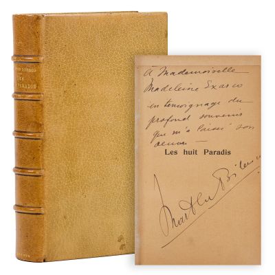 Princesse Bibesco, Les huit Paradis, 1908, cu dedicație pentru Madeleine Exarco