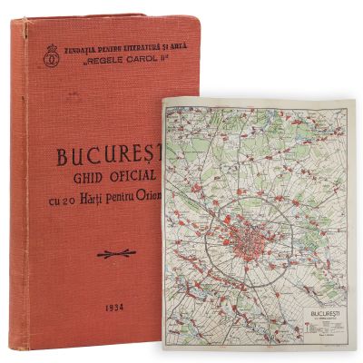 Ghid oficial al Bucureștiului cu 20 hărți pentru orientare, 1934