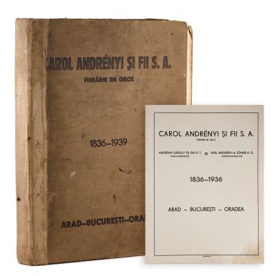 Carol Andrenyi și fii S.A., catalog de produse de fierărie, 1939 