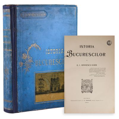 G. I. Ionnescu-Gion, Istoria Bucureștilor, 1899, ediție de lux