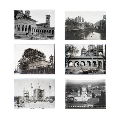 Construcția Catedralei Încoronării de la Alba Iulia, 35 de clișee realizate de arh. Victor Ștefănescu