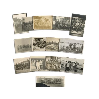 Av. Constantin Tănăsescu în timpul operațiunilor, 14 fotografii