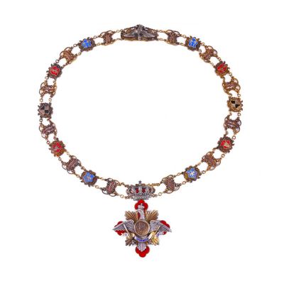 Ordinul „Carol I” în grad de Colan - Piesă rară