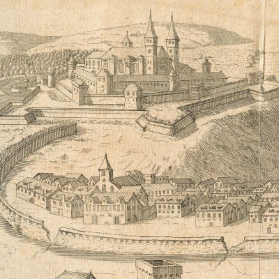 Matthäus Merian, Oradea Mare, gravură pe metal, cca. 1640