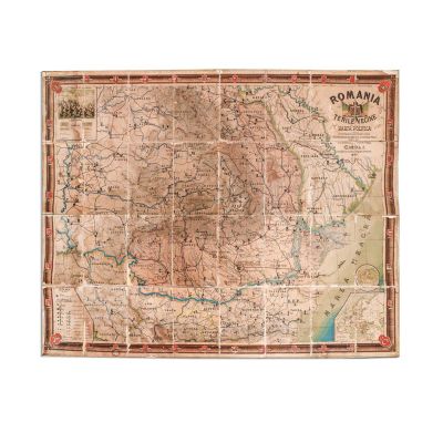 Harta României și a țărilor vecine, 1899