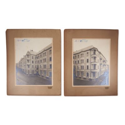 Palatul Bohuș din Arad, două fotografii de mari dimensiuni, arh. Ludovic Szántay, atelier Ö. Ruhm