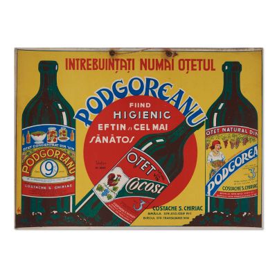 Oțet Podgoreanu, reclamă