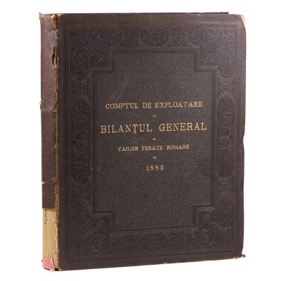 Comptul de exploatare și bilanțul general al C.F.R. pe anul 1885