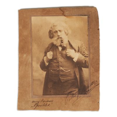 Petre Sturdza, fotografie de epocă, cu semnătură olografă