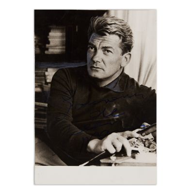 Jean Marais, fotografie de presă cu dedicație