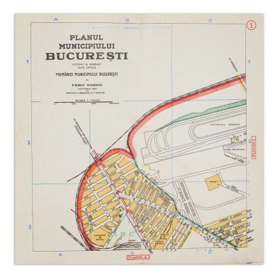 Ghid oficial al Bucureștiului cu 20 hărți pentru orientare, 1934