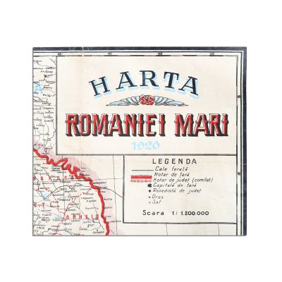 România Mare, hartă, 1920