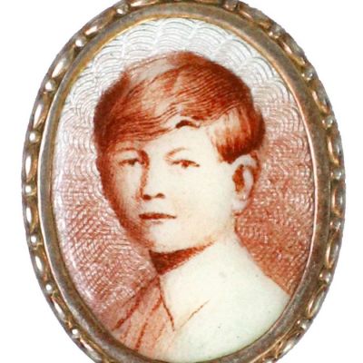 Principele Mihai, mărțișor din argint, cca. 1927