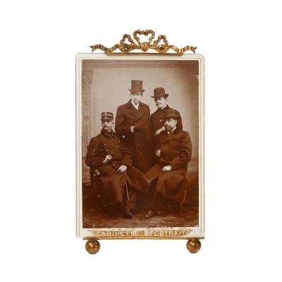Nicolae C. Paulescu, C. Angelescu, Al. Costiniu, Cincinat Pavelescu, fotografie de epocă - Piesă extrem de rară
