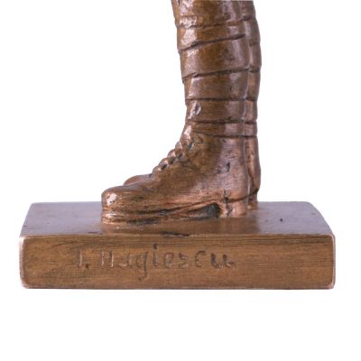 I. Hagiescu, Gornistul, statuetă din bronz, cca. 1929