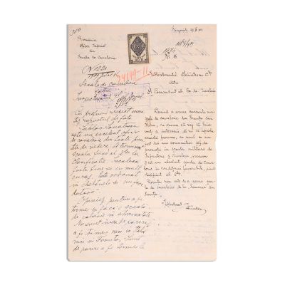 Sublocotenentul Const. Sănătescu, corespondență instituțională, 1909