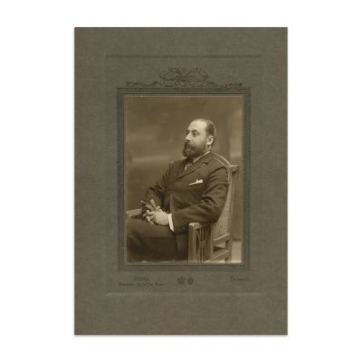 Grigore Rioșanu, fotografie de epocă, atelier Julietta