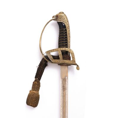 Sabie de infanterie cu pat rabatabil, model Mihai I, Fabrica de Toledo