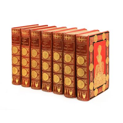 Victor Duruy, Histoire des Romains, 1879-1885 + fotografie + carte de vizită + scrisoare, 1870