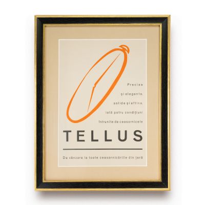 Ceasurile Tellus, afiș de promovare, anii 1930