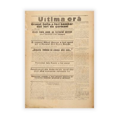 Publicația „Credința”, 13 Septembrie 1944 - Sosește Armata Roșie