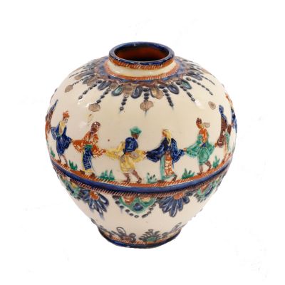 Vas din ceramică, atelierele Troița, anii 1920 - 1930