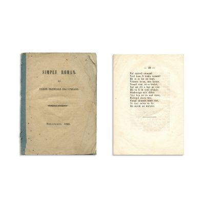 Bucur Brebescu Proviceanu, Simplu roman, 1860 - „Dâmboviță apă dulce”